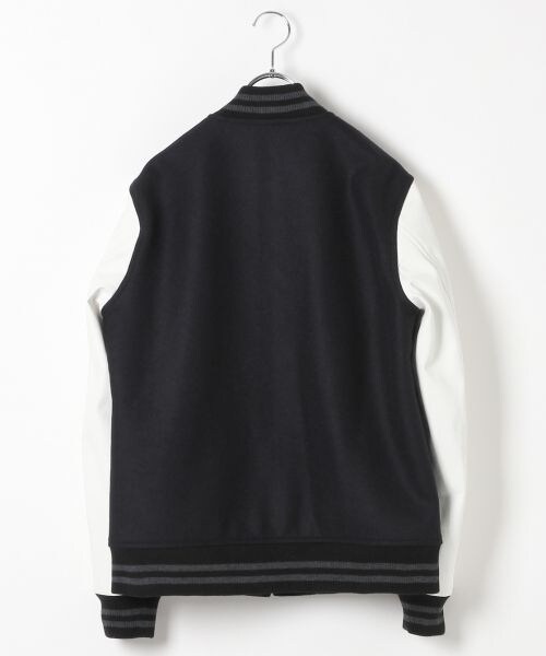 RAGEBLUE（レイジブルー）の「＜メリノウール使用＞スタジャン（ジャケット/アウター・ブラック/ネイビー・S/M/L）」の3枚目の写真