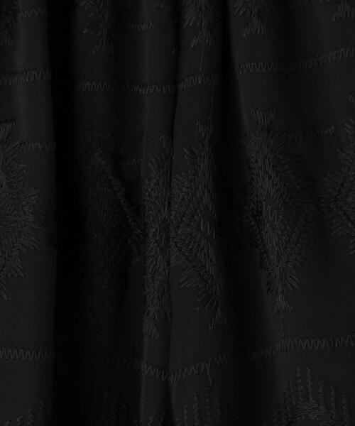 RAY CASSIN（レイカズン）の「刺繍レーススカンツ（パンツ・レディース・ブラック/オフシロ・FREE）」の7枚目の写真