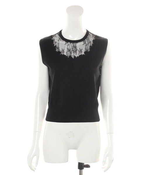 31 Sons de mode（トランテアン　ソン　ドゥ　モード）の「★新作★ネックレースクルーネックノースリーブプルオーバー（トップス・レディース・ライトグレー/ブラック/カーキ/ブラウン・36）」の2枚目の写真