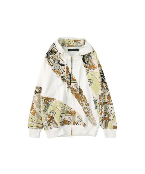 mercibeaucoup,(メルシーボークー)の「メルシーボークー、 / アマテラフ / ブルゾン(ジャケット/アウター・レディース・off white/navy・01/03)」の1枚目の写真