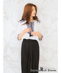 KORMARCH | スイートボヘミアンチュニック(Tシャツ/カットソー)