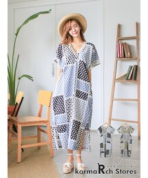 KORMARCH | ドットロングワンピース(ワンピース)