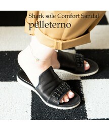 pelleterno | ペレテルノ スタッズ　コンフォートサンダル(サンダル)