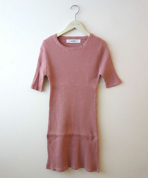 made in HEAVEN(メイドインヘブン)の「MADE IN HEAVEN Jane B for ever(ニット/セーター・レディース・ピンク・ONE)」の1枚目の写真