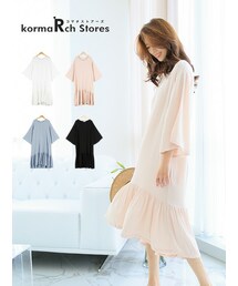 KORMARCH | レイヤードヘムワンピース(ワンピース)