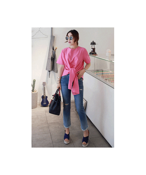 Miamasvin(ミアマスビン)の「グラデーションウォッシュデニムパンツ(その他・レディース・ブルー・S/M/L)」の1枚目の写真