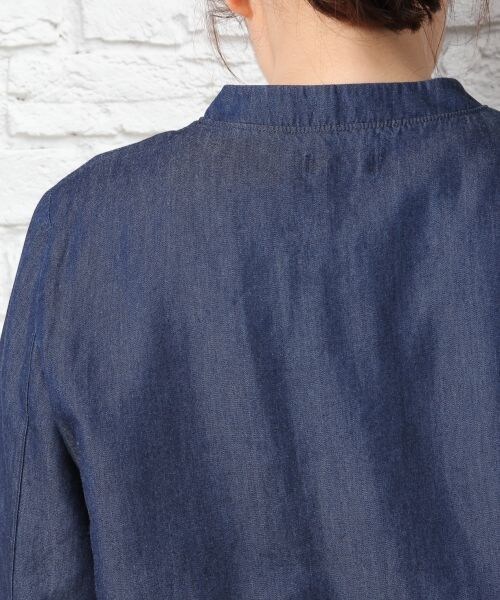 LEPSIM（レプシィム）の「スタンドネックブルゾン（ジャケット/アウター・カーキ/ブルー・M/L）」の14枚目の写真