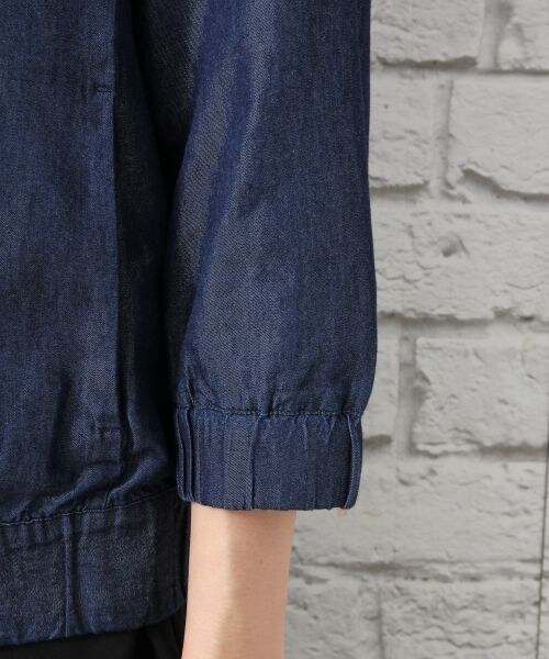 LEPSIM（レプシィム）の「スタンドネックブルゾン（ジャケット/アウター・カーキ/ブルー・M/L）」の11枚目の写真