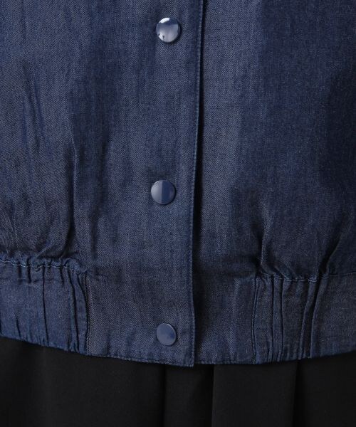 LEPSIM（レプシィム）の「スタンドネックブルゾン（ジャケット/アウター・カーキ/ブルー・M/L）」の13枚目の写真