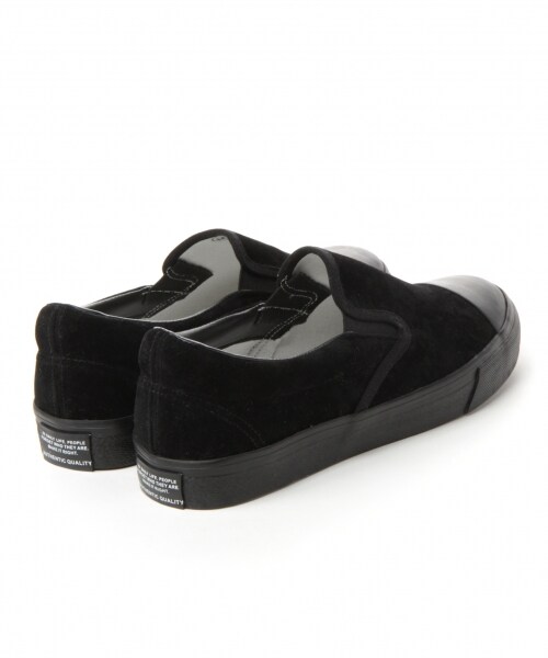 RAGEBLUE（レイジブルー）の「キャップトゥスリッポンスニーカー（シューズ・ブラック/グレー/ベージュ/ブラウン・M(26~27)/L(27~28)）」の8枚目の写真