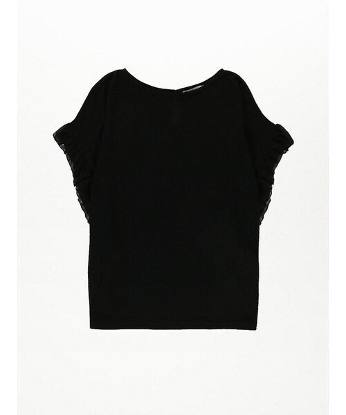 koe（コエ）の「・袖口ギャザーブラウス（トップス・レディース・オフホワイト/杢ライトグレー/ブラック/ネイビー・S/M/L）」の2枚目の写真