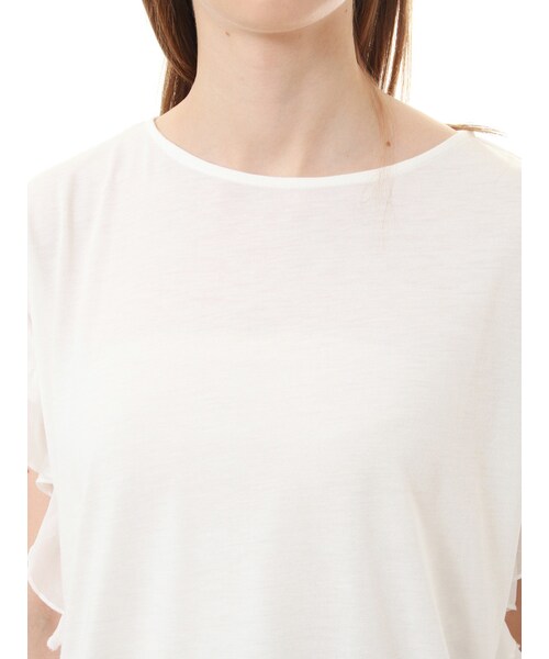 koe（コエ）の「・袖口ギャザーブラウス（トップス・レディース・オフホワイト/杢ライトグレー/ブラック/ネイビー・S/M/L）」の9枚目の写真