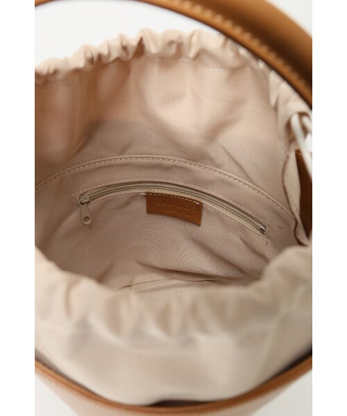 FRAMeWORK（フレームワーク）の「≪予約≫MILOS バケツガタBagツイカ◆（バッグ・ブラック/キャメル・フリー）」の9枚目の写真