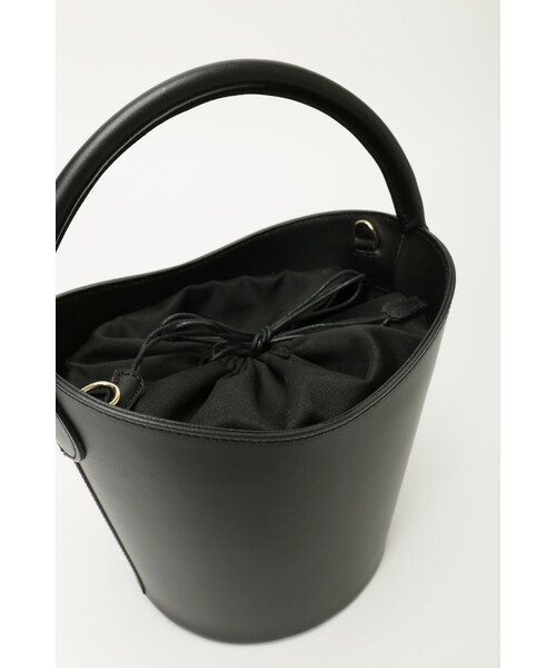 FRAMeWORK（フレームワーク）の「≪予約≫MILOS バケツガタBagツイカ◆（バッグ・ブラック/キャメル・フリー）」の7枚目の写真