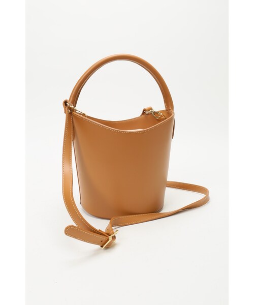 FRAMeWORK（フレームワーク）の「≪予約≫MILOS バケツガタBagツイカ◆（バッグ・ブラック/キャメル・フリー）」の15枚目の写真