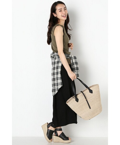 IENA（イエナ）の「フレンチリネンチェック シャツ◇（）」 - WEAR