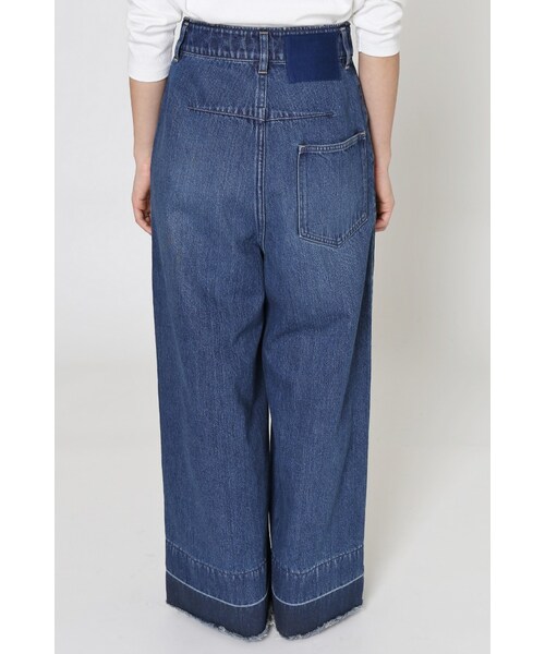 IENA(イエナ)の「《追加2》カットオフワイドデニムパンツ◆(パンツ・ブルー A・34/36/38/40)」の6枚目の写真