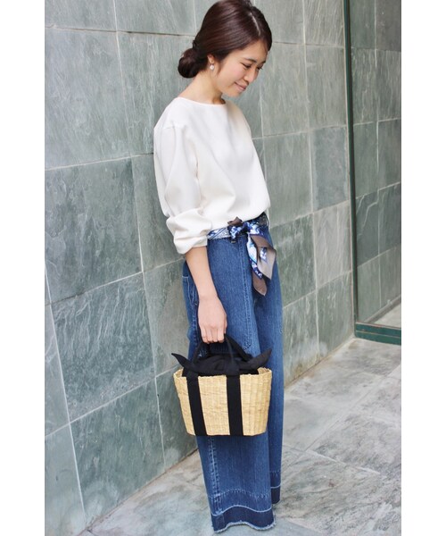 IENA(イエナ)の「《追加2》カットオフワイドデニムパンツ◆(パンツ・ブルー A・34/36/38/40)」の18枚目の写真