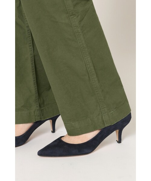 SLOBE IENA（スローブイエナ）の「《予約》ベイカーツイルストレートパンツ◆（パンツ・キャメル/カーキ・36/38/40）」の13枚目の写真