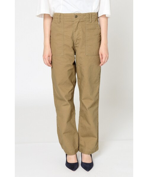 SLOBE IENA（スローブイエナ）の「《予約》ベイカーツイルストレートパンツ◆（パンツ・キャメル/カーキ・36/38/40）」の17枚目の写真