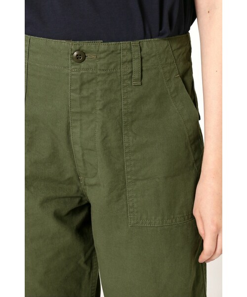 SLOBE IENA（スローブイエナ）の「《予約》ベイカーツイルストレートパンツ◆（パンツ・キャメル/カーキ・36/38/40）」の10枚目の写真