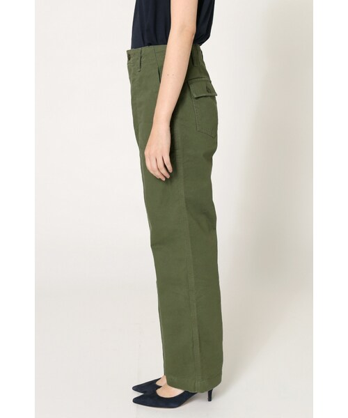 SLOBE IENA（スローブイエナ）の「《予約》ベイカーツイルストレートパンツ◆（パンツ・キャメル/カーキ・36/38/40）」の8枚目の写真