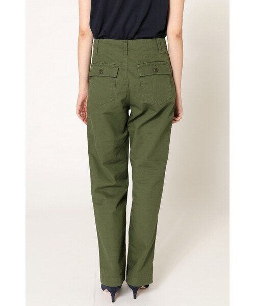 SLOBE IENA（スローブイエナ）の「《予約》ベイカーツイルストレートパンツ◆（パンツ・キャメル/カーキ・36/38/40）」の9枚目の写真