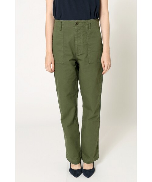 SLOBE IENA（スローブイエナ）の「《予約》ベイカーツイルストレートパンツ◆（パンツ・キャメル/カーキ・36/38/40）」の7枚目の写真