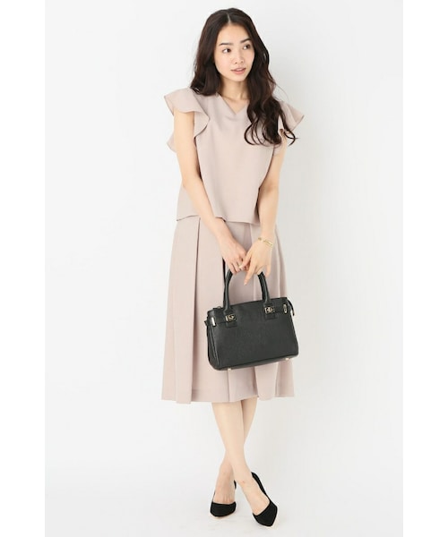 Noble（ノーブル）の「ドライギャバソデフリルブラウス◇（）」 - WEAR