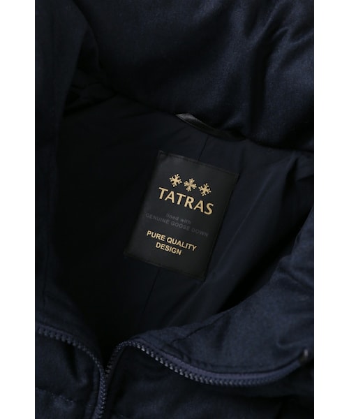 TATRAS ノーブル別注ロングダウン ネイビー タトラス】今だけお値下げ中 NOBLE別注ロングダウン ネイビー ダウン