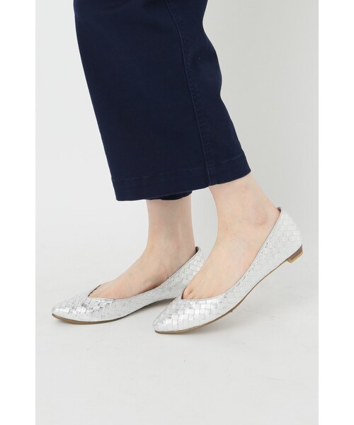 LE TALON（ルタロン）の「2cmバイアスメッシュポインテッド（シューズ・ブラック/ホワイト/キャメル/シルバー・35/35.5/36/36.5/37/37.5/38/38.5）」の15枚目の写真