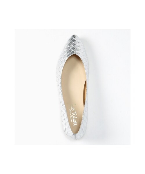 LE TALON（ルタロン）の「2cmバイアスメッシュポインテッド（シューズ・ブラック/ホワイト/キャメル/シルバー・35/35.5/36/36.5/37/37.5/38/38.5）」の9枚目の写真