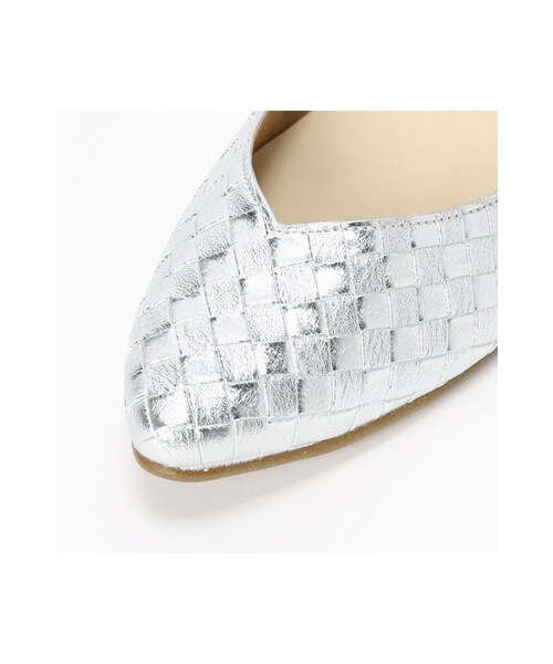 LE TALON（ルタロン）の「2cmバイアスメッシュポインテッド（シューズ・ブラック/ホワイト/キャメル/シルバー・35/35.5/36/36.5/37/37.5/38/38.5）」の7枚目の写真