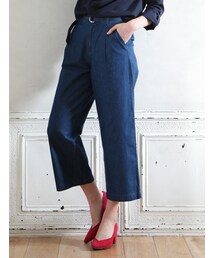 Honeys | デニムワイドアンクル丈(パンツ)