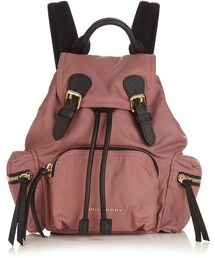 BURBERRY | BURBERRY LONDON Leather-trimmed small nylon backpack(バックパック/リュック)
