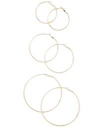 FOREVER 21 | FOREVER 21 Hoop Earring Set(イヤリング)