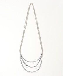 INTERPLANET WINGS | 3連チェコビーズネックレス(ネックレス)