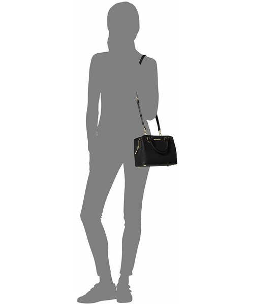 MICHAEL KORS（マイケルコース）の「Michael Kors MICHAEL Michael Kors Savannah Small Satchel（ショルダーバッグ・レディース・Black/Pink/Gray/Blue・One Size）」の3枚目の写真