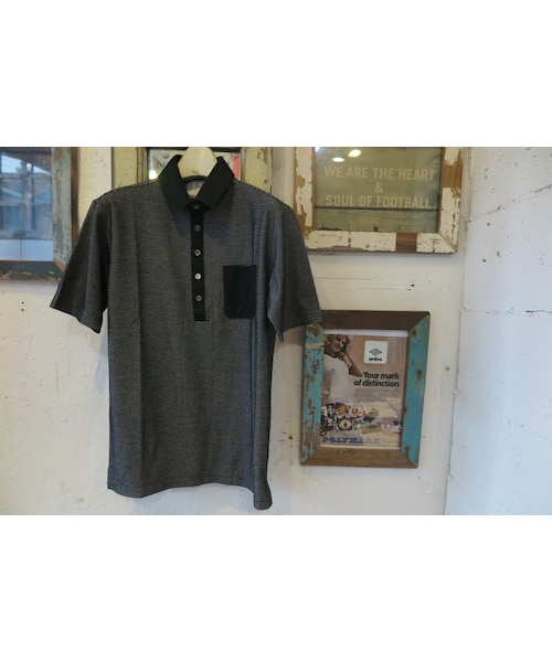 TSB（ティーエスビー）の「チェーンパターンポロシャツ（ポロシャツ・メンズ・PNK/GRY/NVY・S/M/L/XL）」の3枚目の写真