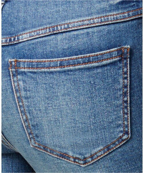 FREE PEOPLE(フリーピープル)の「Free People Free People Relaxed Skinny Medium Blue Wash Jeans(デニムパンツ・レディース・Black/Blue・24/25/26/27/28/29/30/31)」の4枚目の写真