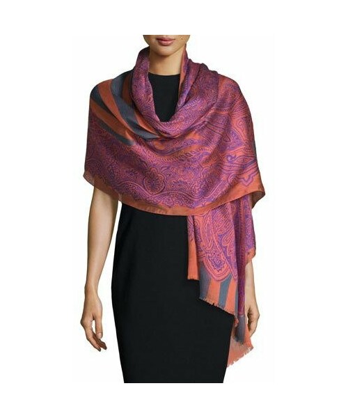 エトロ　バンダナ　スカーフ ETRO（エトロ）の「Etro Bombay Silk Scarf（バンダナ/スカーフ