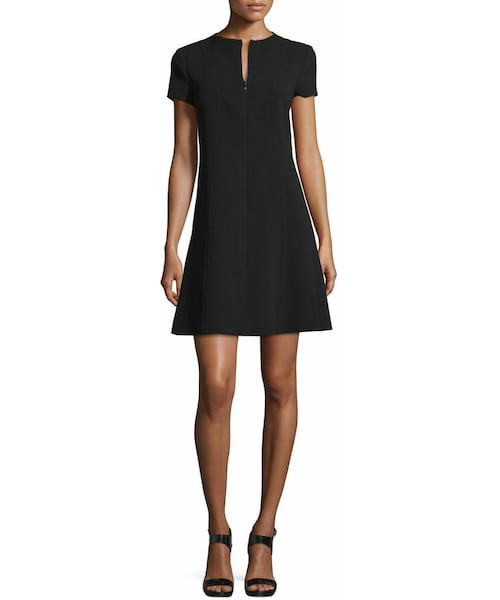 Theory アドミラルクレープ ドレス ワンピース ブラック サイズ2 黒 theory（セオリー）の「Theory Apalia Admiral Crepe Dress