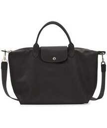 LONGCHAMP | Longchamp Le Pliage Neo Medium Handbag with Strap, Gray(ショルダーバッグ)