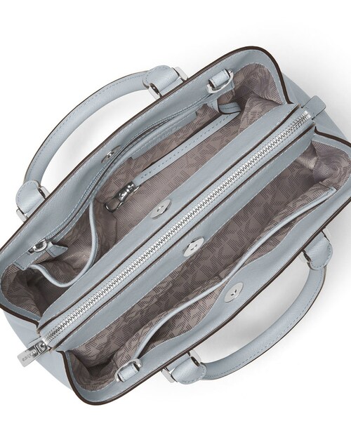 MICHAEL KORS（マイケルコース）の「MICHAEL Michael Kors Savannah Medium Saffiano Satchel Bag, Dusty Blue（ショルダーバッグ・レディース・Blue・One Size）」の2枚目の写真