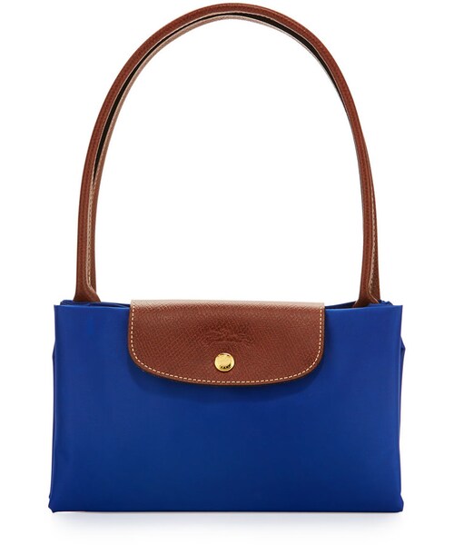 LONGCHAMP（ロンシャン）の「Longchamp Le Pliage Large Shoulder Tote Bag, Blue（ショルダーバッグ・レディース・Blue・One Size）」の4枚目の写真