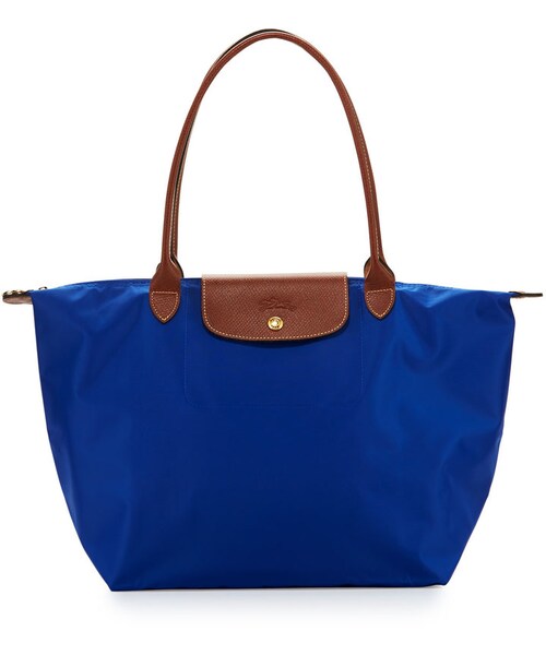 LONGCHAMP（ロンシャン）の「Longchamp Le Pliage Large Shoulder Tote Bag, Blue（ショルダーバッグ・レディース・Blue・One Size）」の5枚目の写真