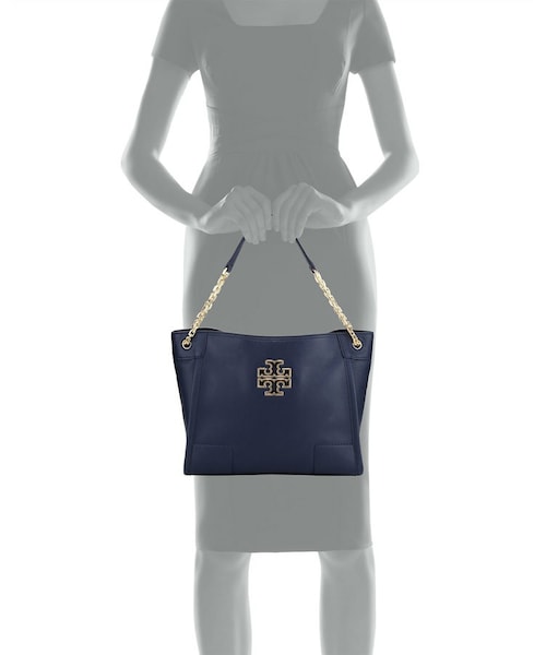 TORY BURCH（トリーバーチ）の「Tory Burch Britten Small Slouchy Tote Bag, Hudson