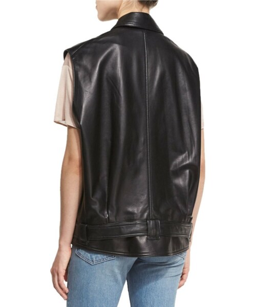 Helmut Lang ダウン レザーベスト HELMUT LANG（ヘルムートラング）の「Helmut Lang Quilted