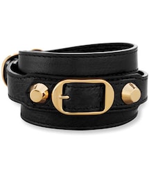 BALENCIAGA | Balenciaga Classic Leather Wrap Bracelet(ブレスレット)
