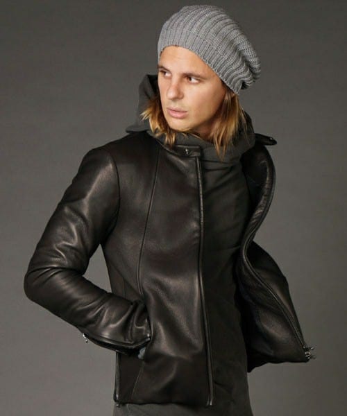 CAMBIO（カンビオ）の「1365900310-Stand Up Collar Seamed Riders 